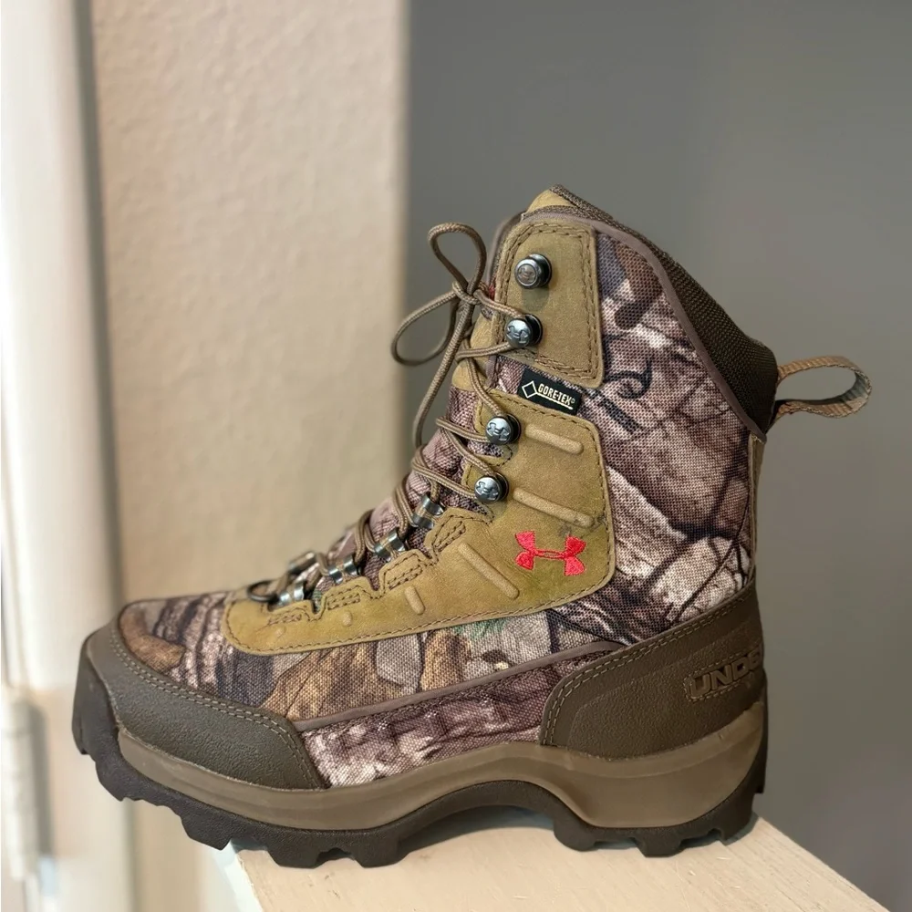 Under Armour Brow Tine Womens sz 6 Hunting Boots 800 Gram Gore-Tex Camouflage - Picture 4 of 9